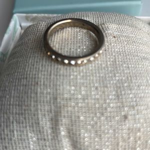 Vintage Ring white stones extra small women’s engagement